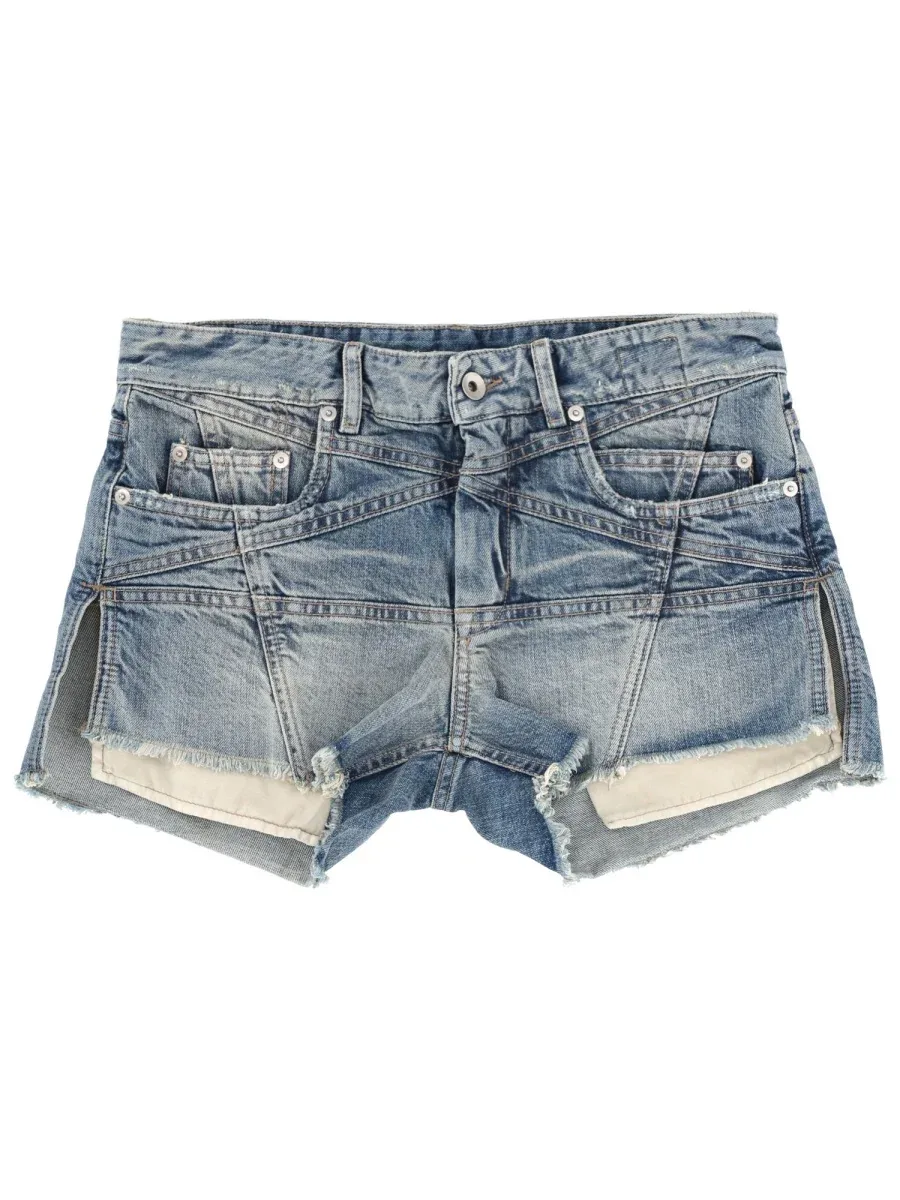 100% Cotton Denim Shorts by Rick Owens Drkshdw