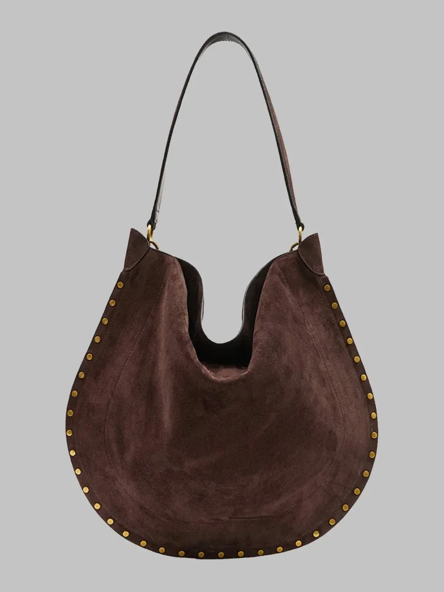 Soft Calf Leather Hobo Bag by Isabel marant