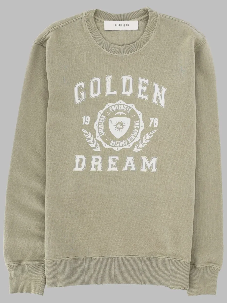 100% Cotton Sweatshirt by Golden Goose