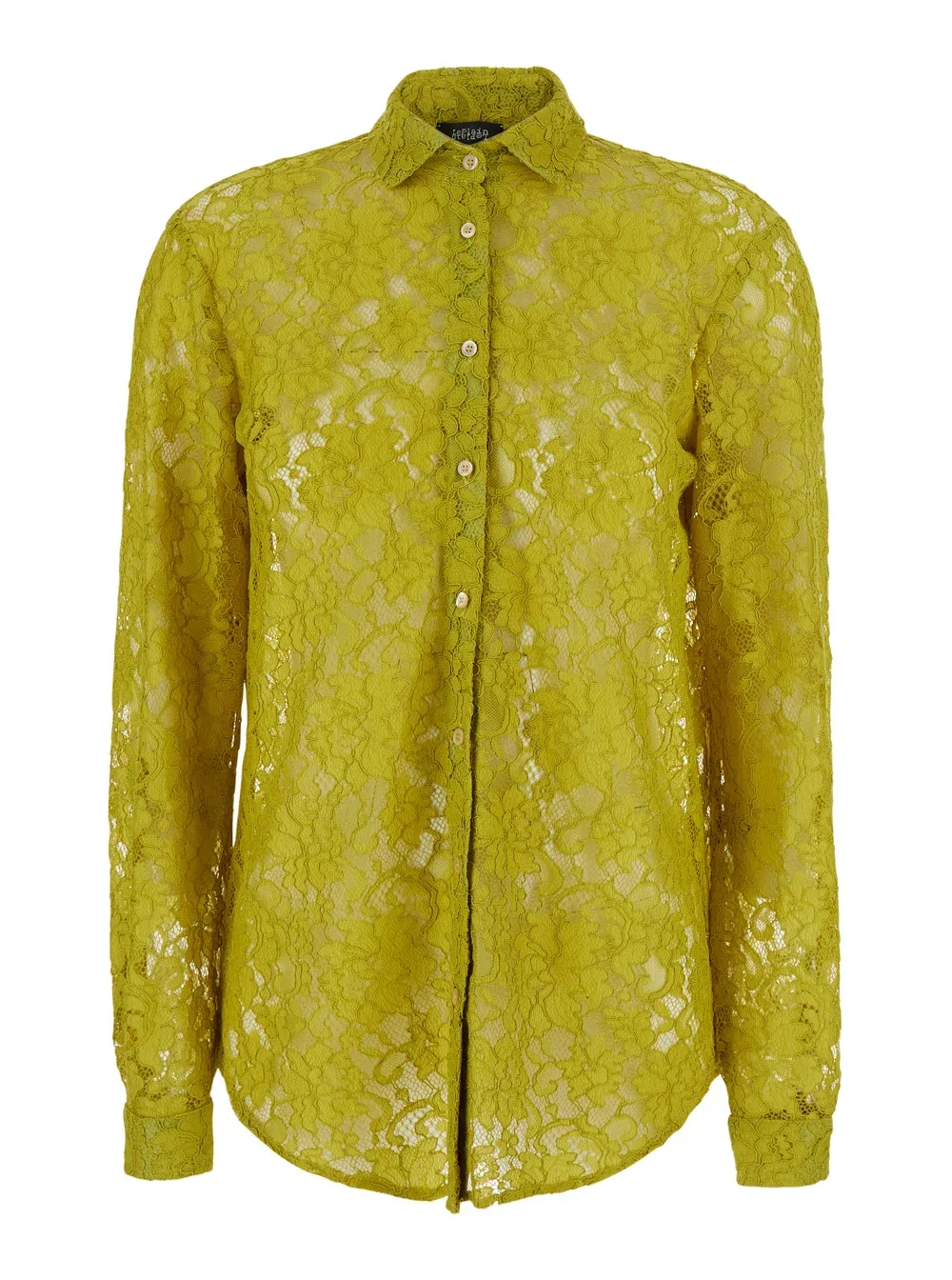 Lace-Embroidered Blouse by Leplain