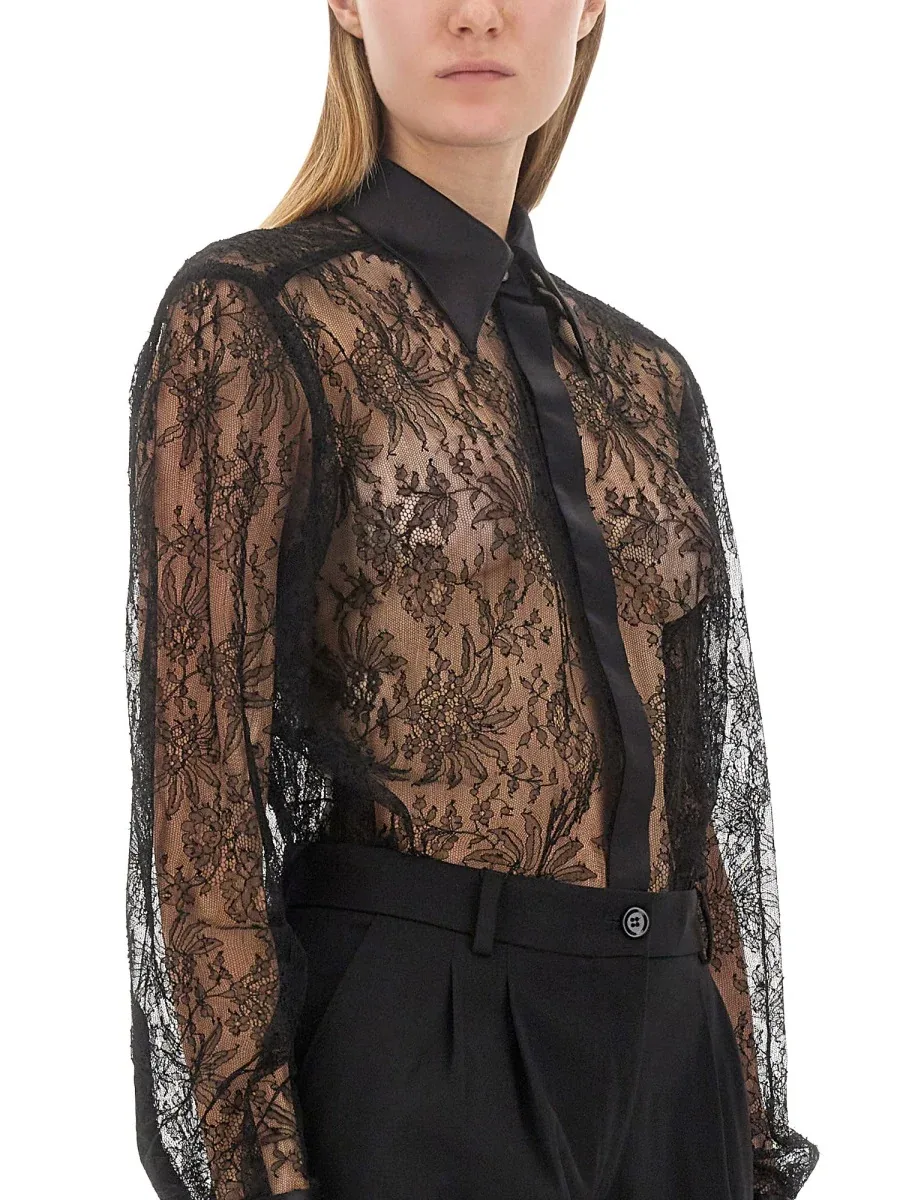 Chantilly Lace Shirt by Dolce & Gabbana