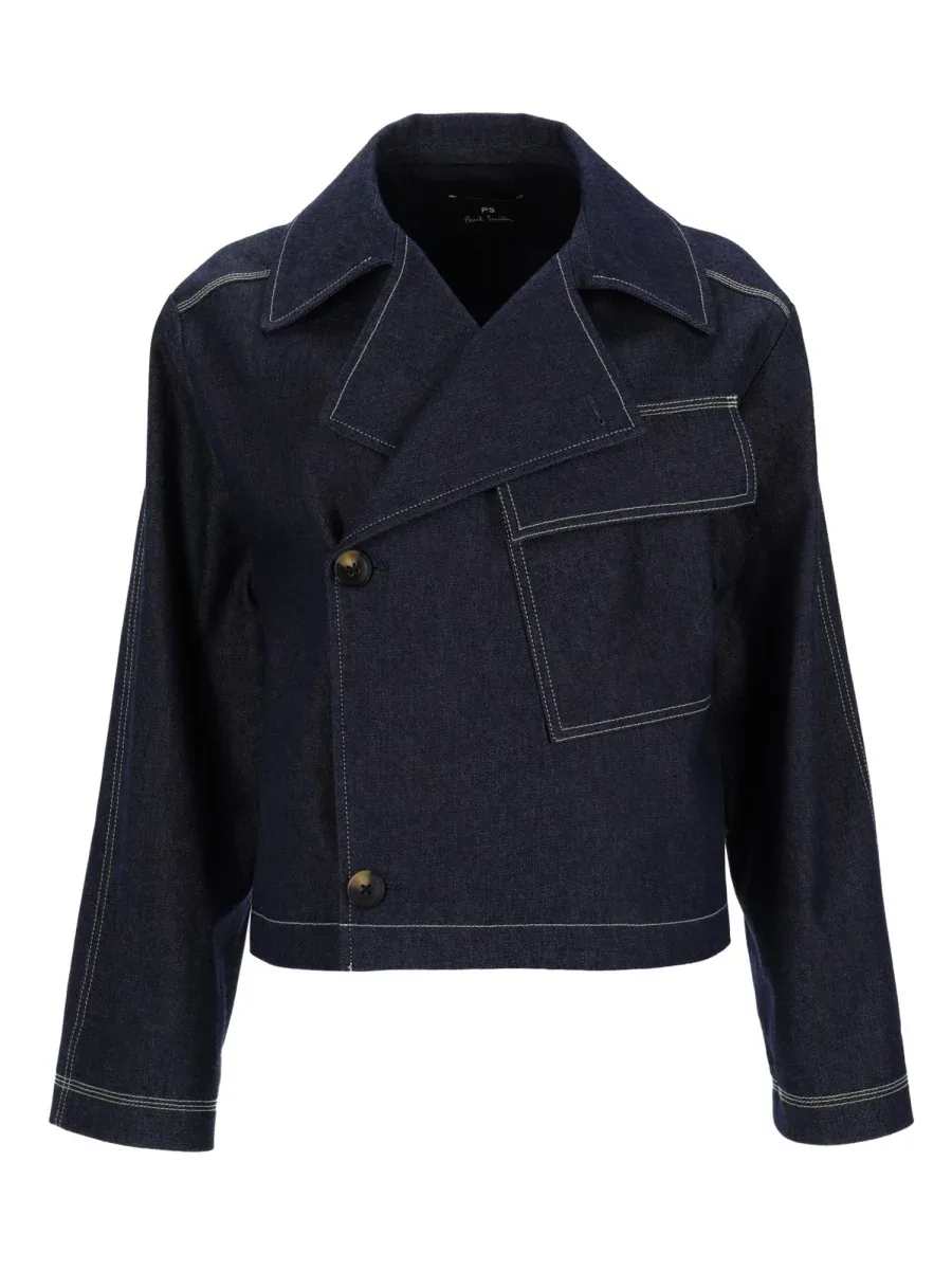 Cotton Denim Jacket by PS Paul Smith