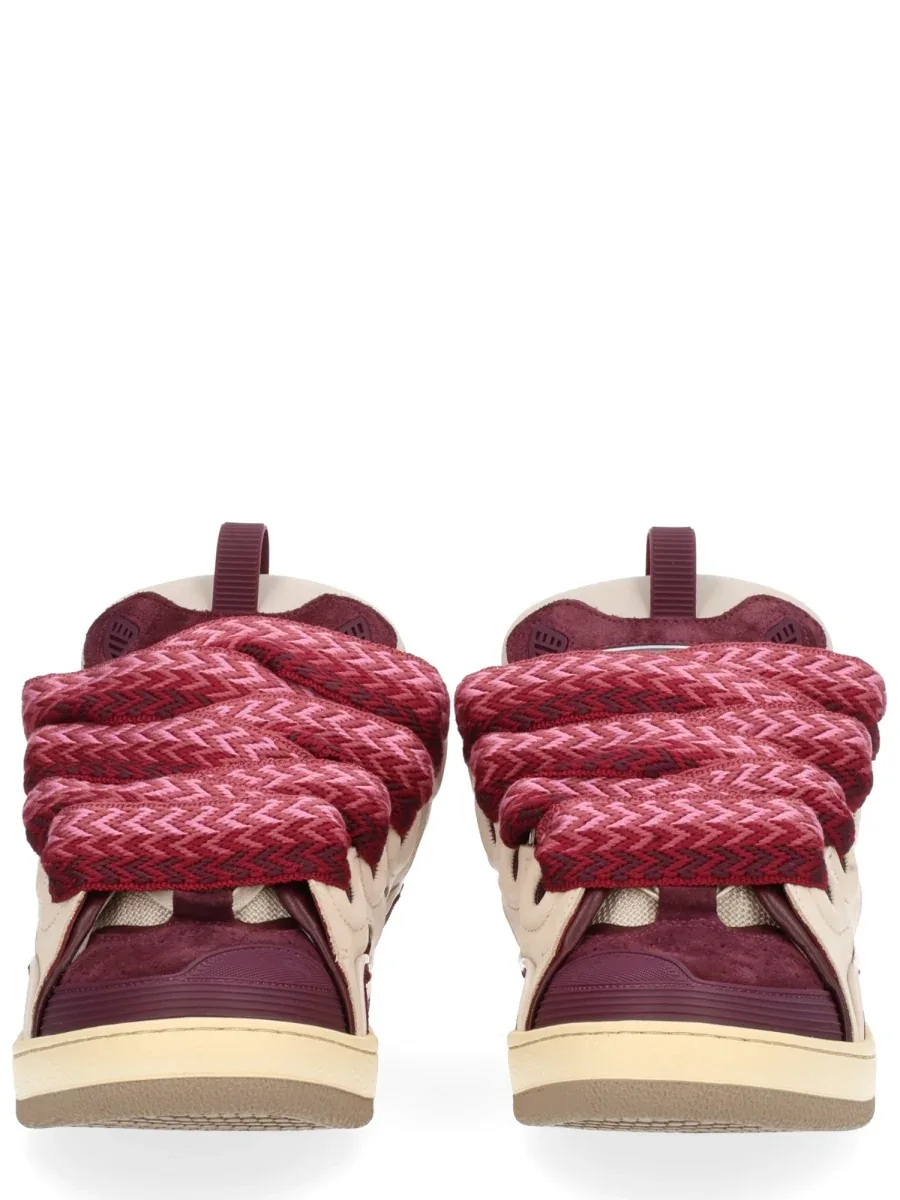 Leather Curb Sneaker by Lanvin