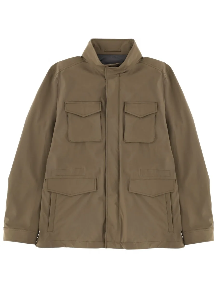 Jacket With Pockets by Herno