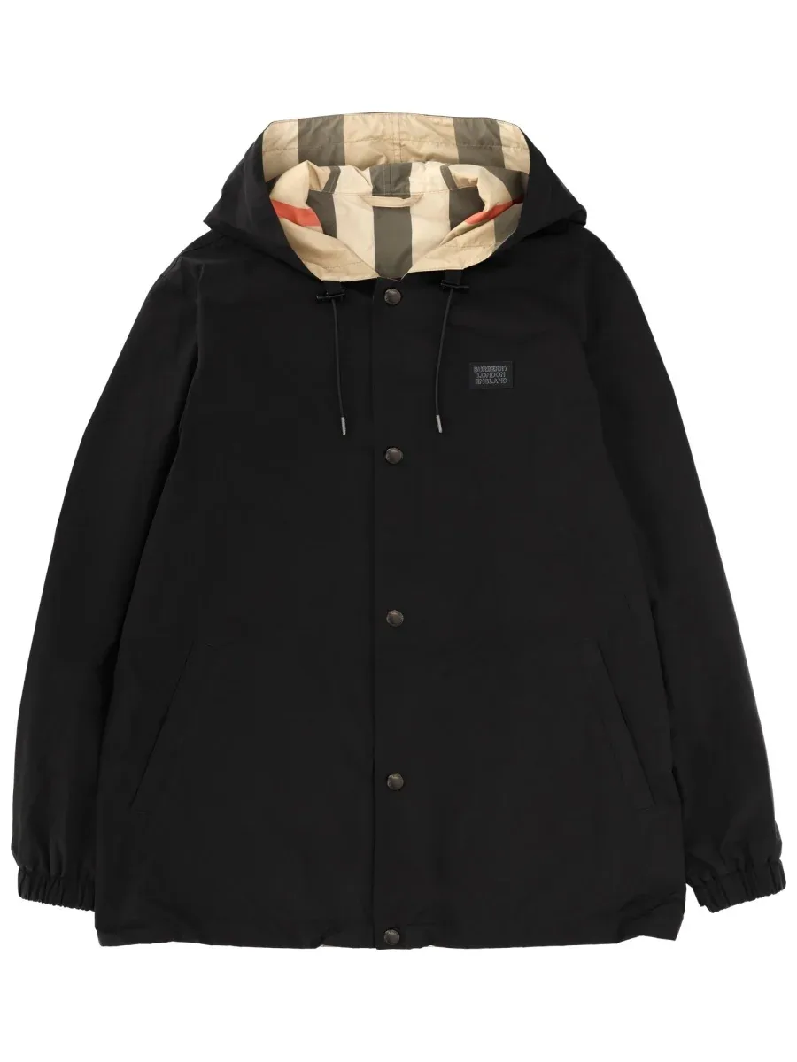 Reversible Check Jacket by Burberry
