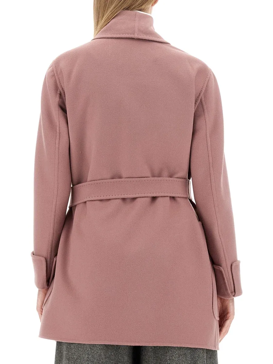 Belted Virgin Wool Jacket by Max Mara