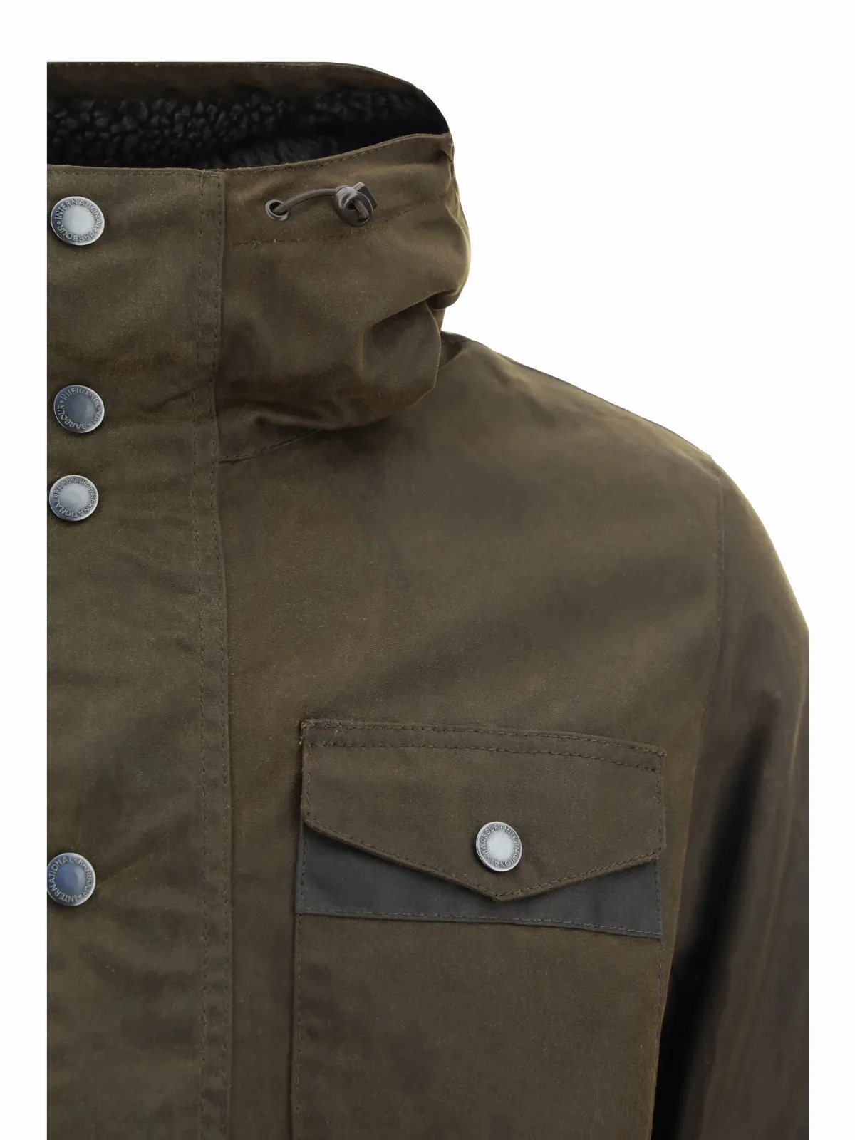 Hooded Cotton Jacket by Barbour