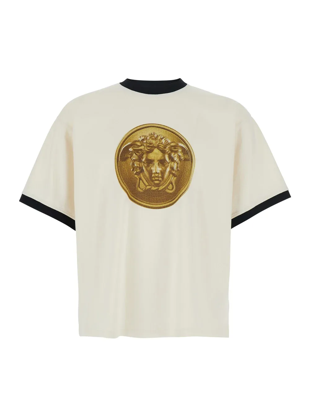 Medusa Doblone Print T-Shirt by Versace