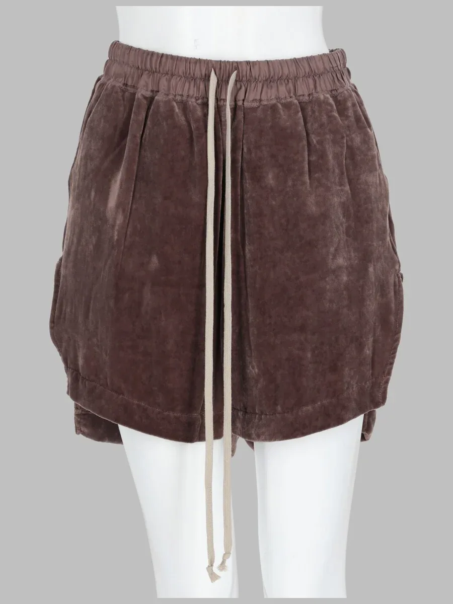 Viscose-Silk Blend Shorts by Rick Owens