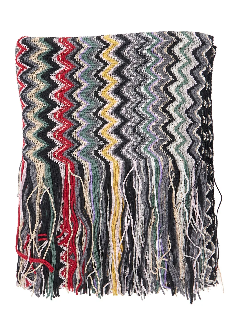 Chevron Wool-Viscose Blend Scarf by Missoni