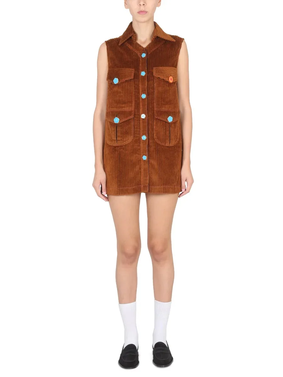 Corduroy Cotton Dress by Cormio