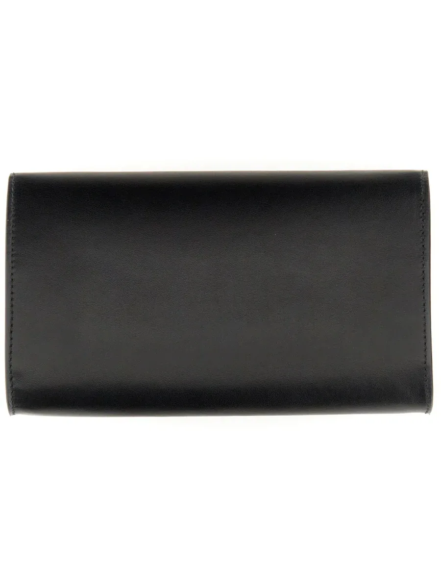Calf Leather with Removable Chain Strap Wallet by Nº21