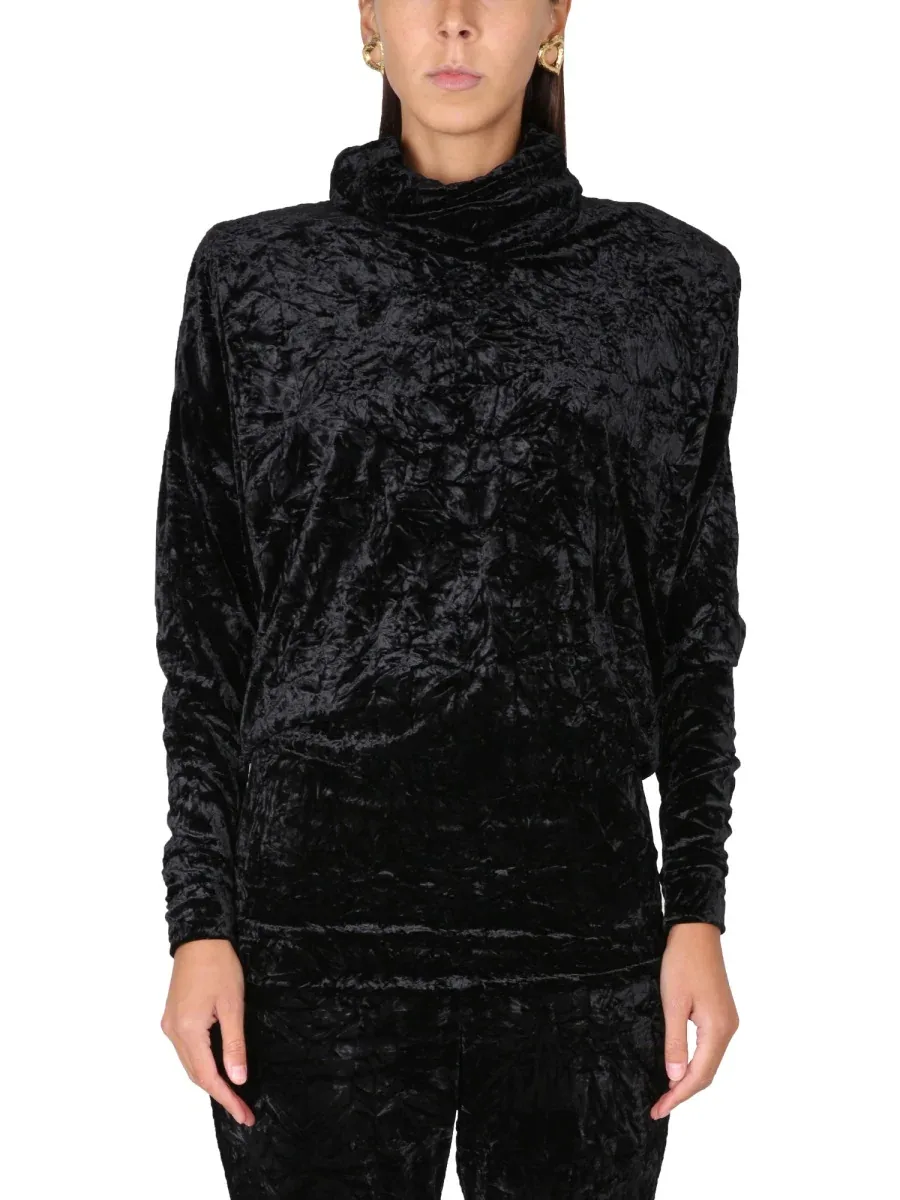 Velvet Turtleneck by Saint Laurent