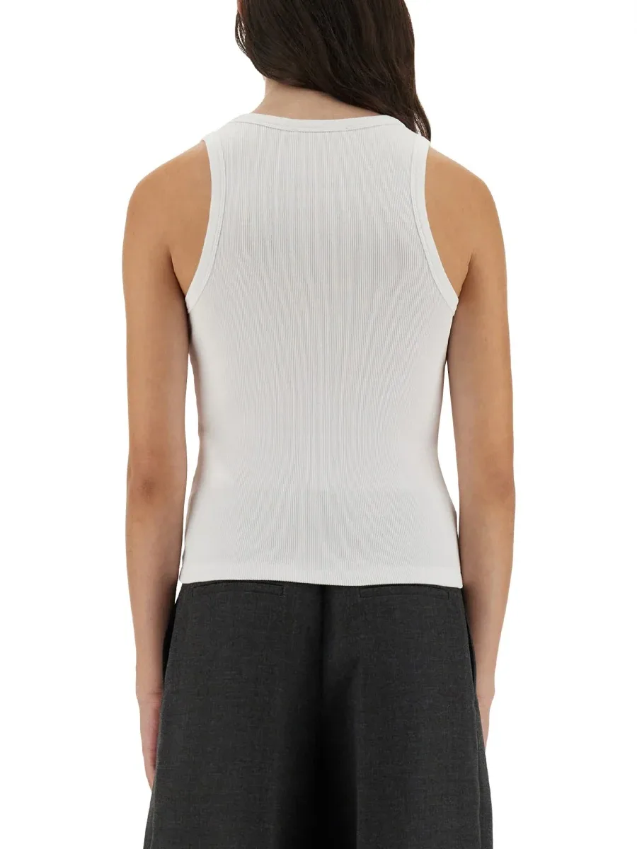 Logo-Print Cotton Tank Top by Givenchy