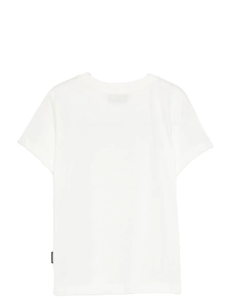 Logo-Embroidered Cotton T-Shirt by Moschino