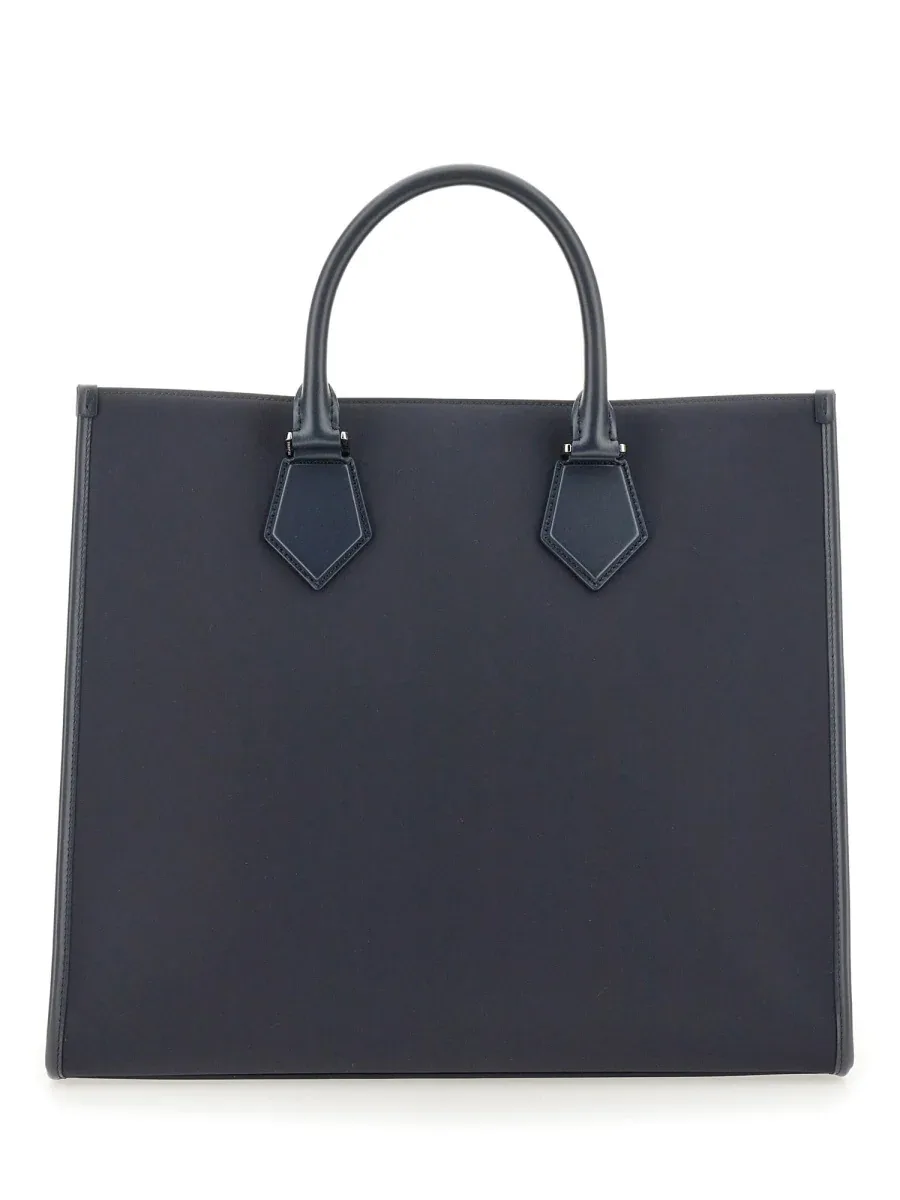 Mixed-Material Shoulder Bag by Dolce & Gabbana