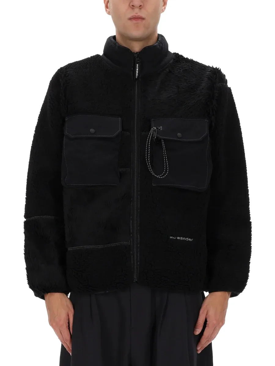 Mix Boa Jacket by And Wander