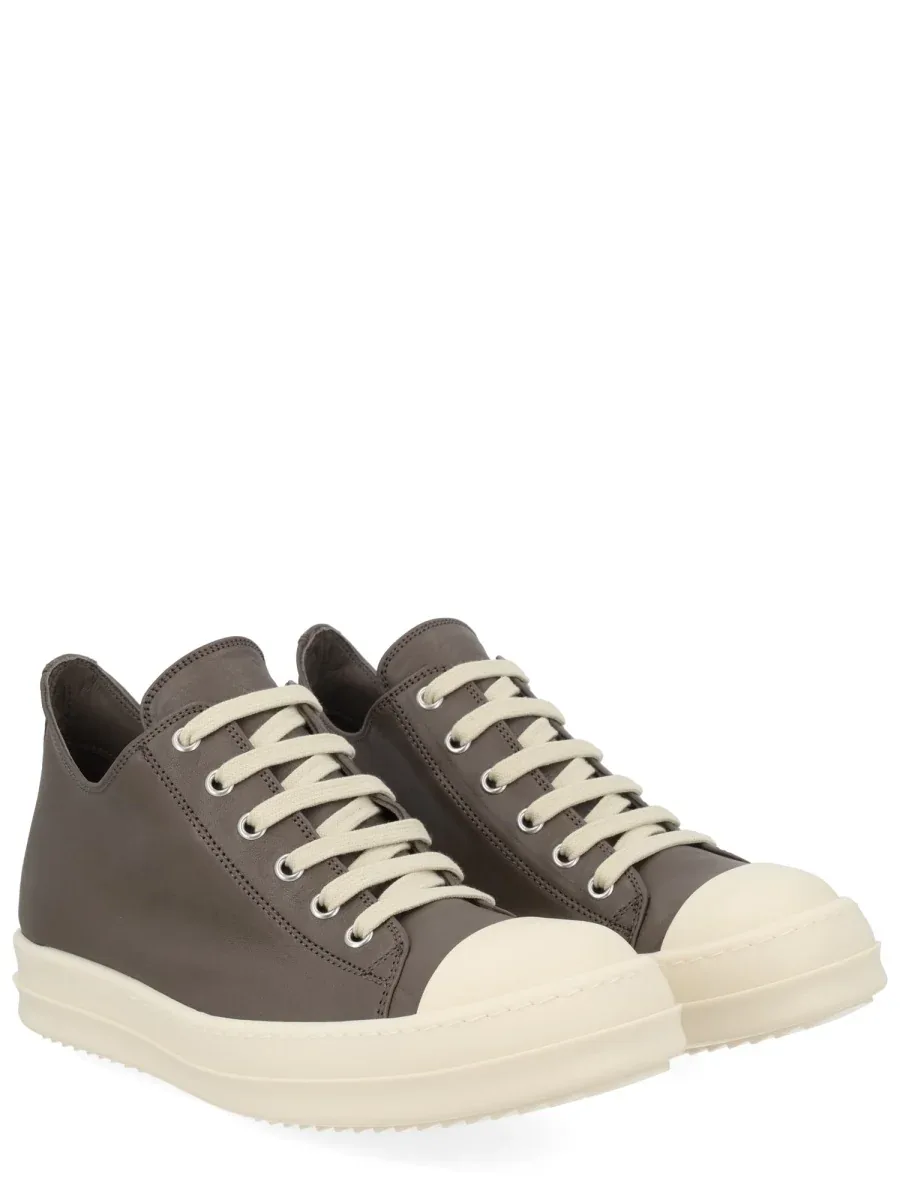 Ram Leather Low-Top Sneaker by Rick Owens