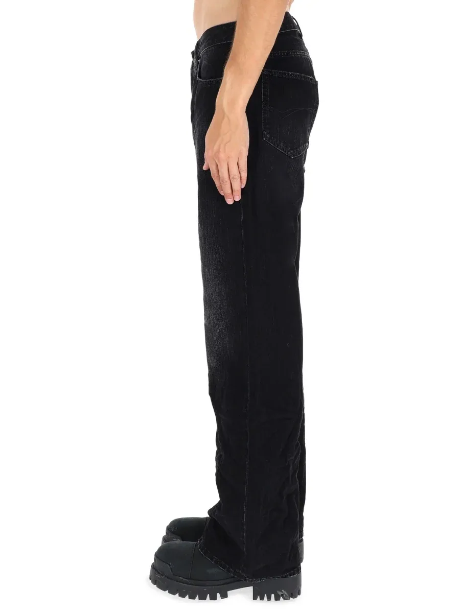 Deconstructed Cotton Jeans