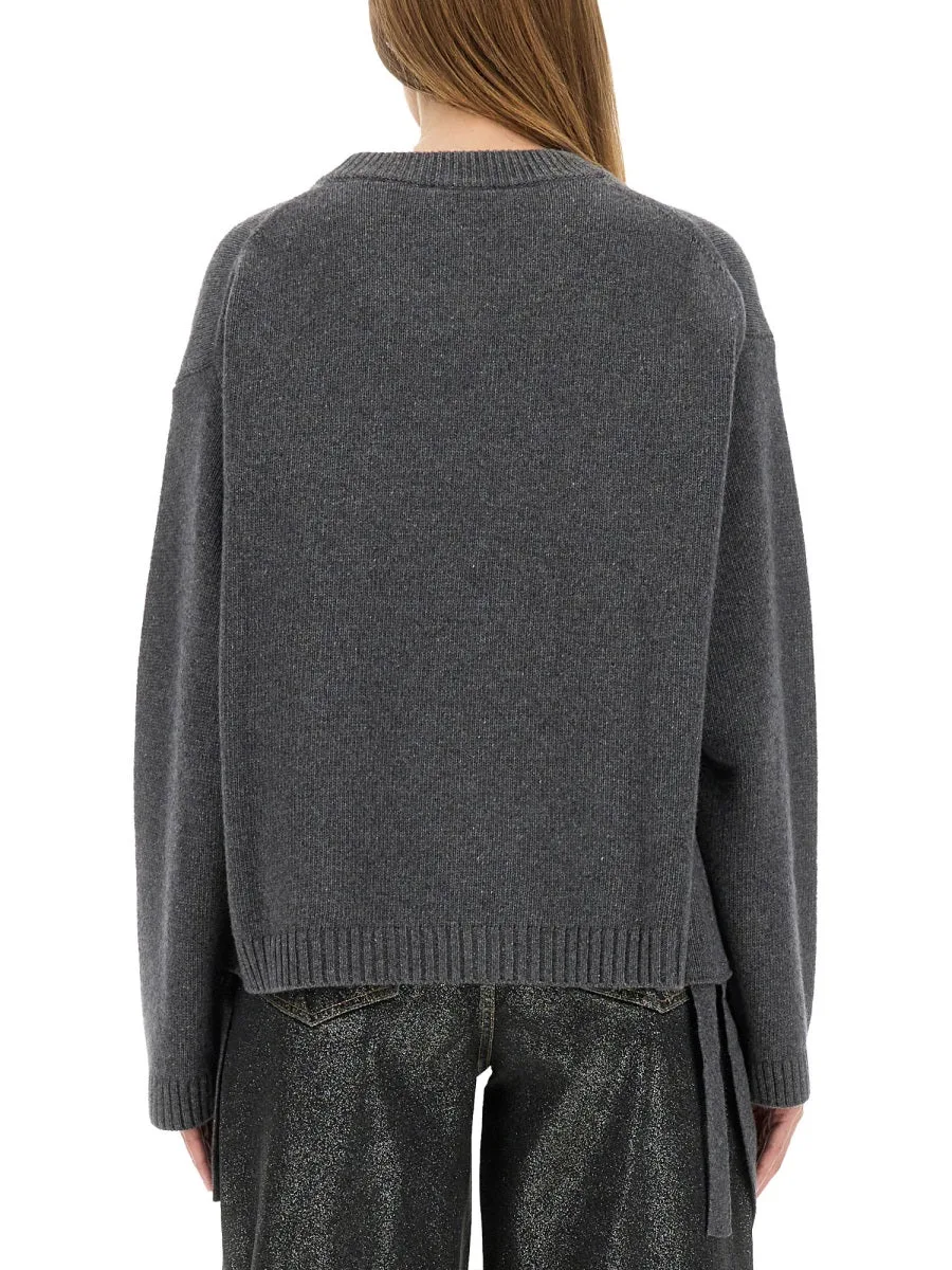 Recycled Wool Blend Sweater by Ganni