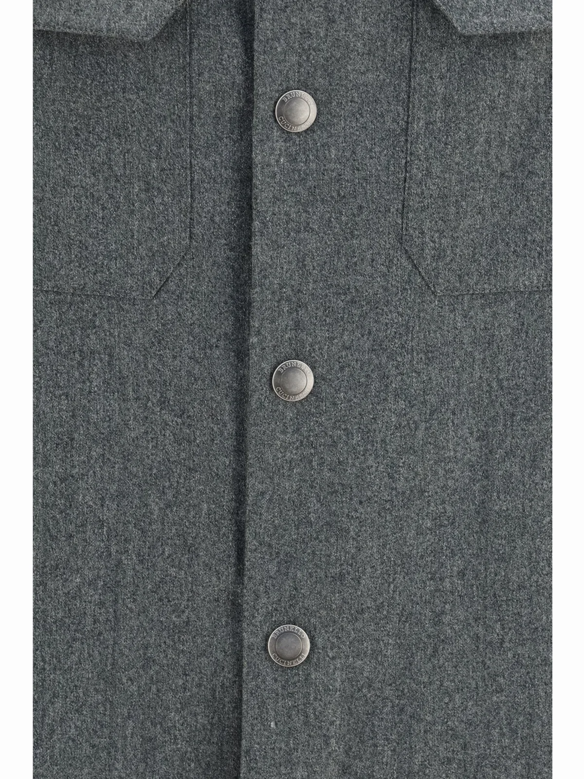 Virgin Wool Fleece Shirt by BRUNELLO CUCINELLI