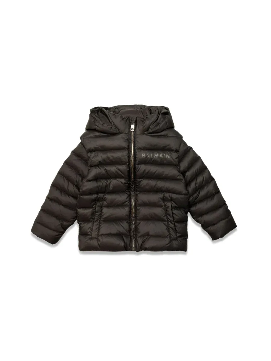 Quilted Polyamide Jacket by Balmain