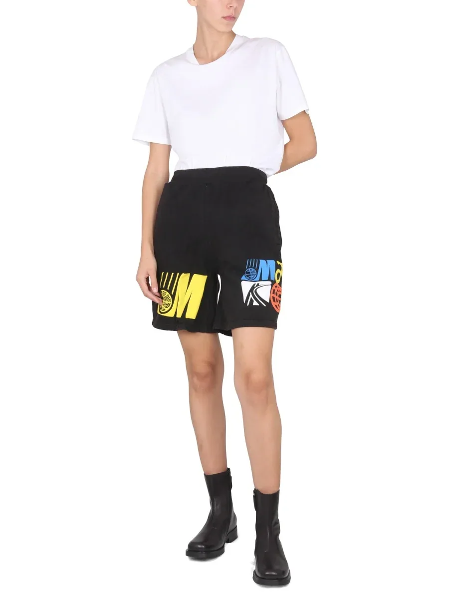 Logo-Print Cotton Bermuda by Market