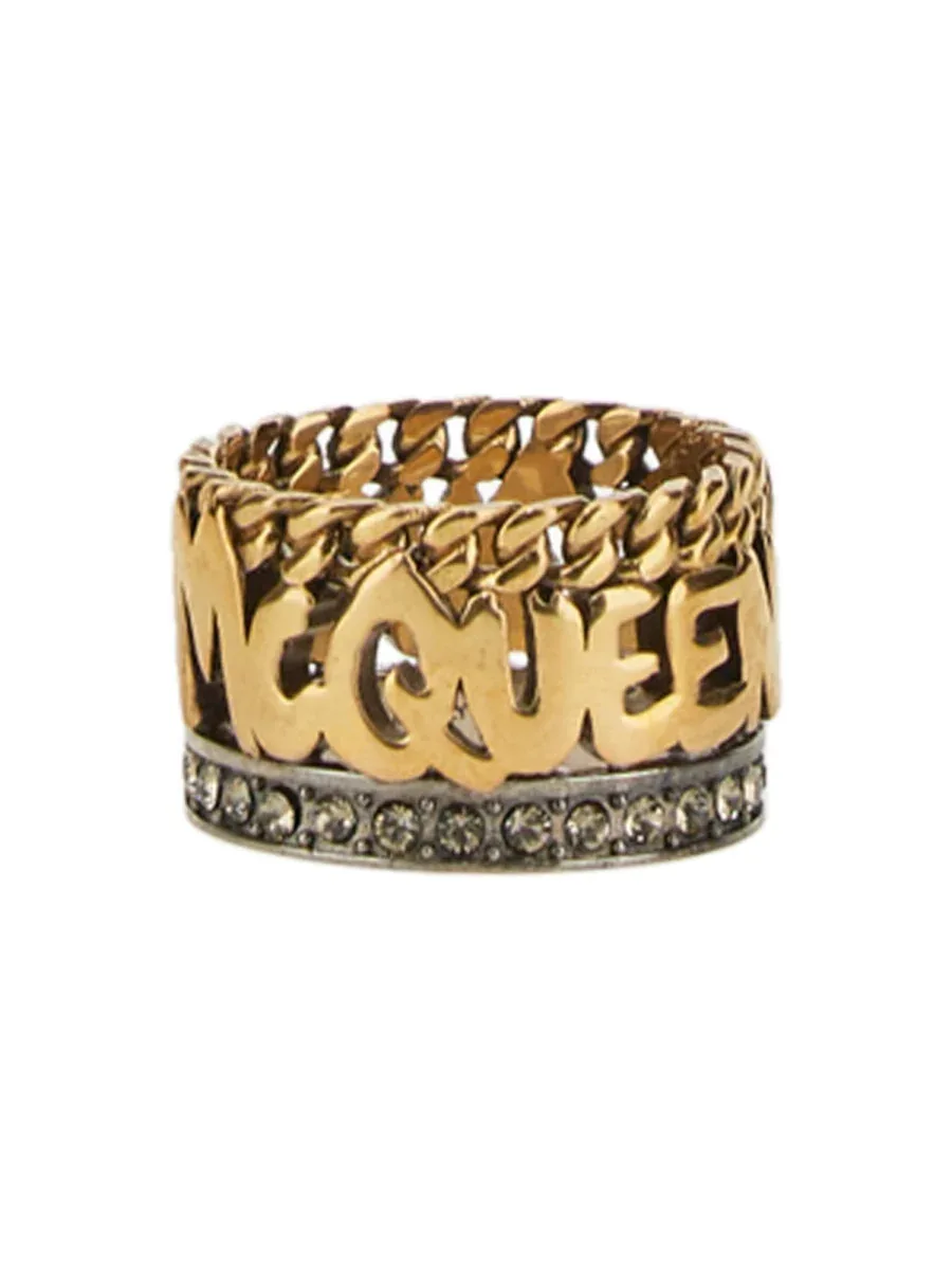 Graffiti Ring by alexander mcqueen