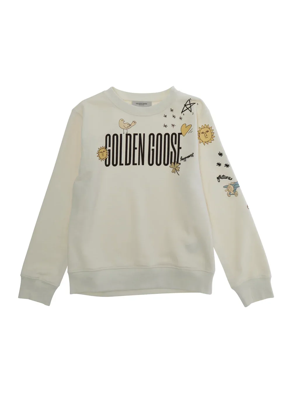 Doodle-Printed Cotton-Blend Sweatshirt by Golden Goose