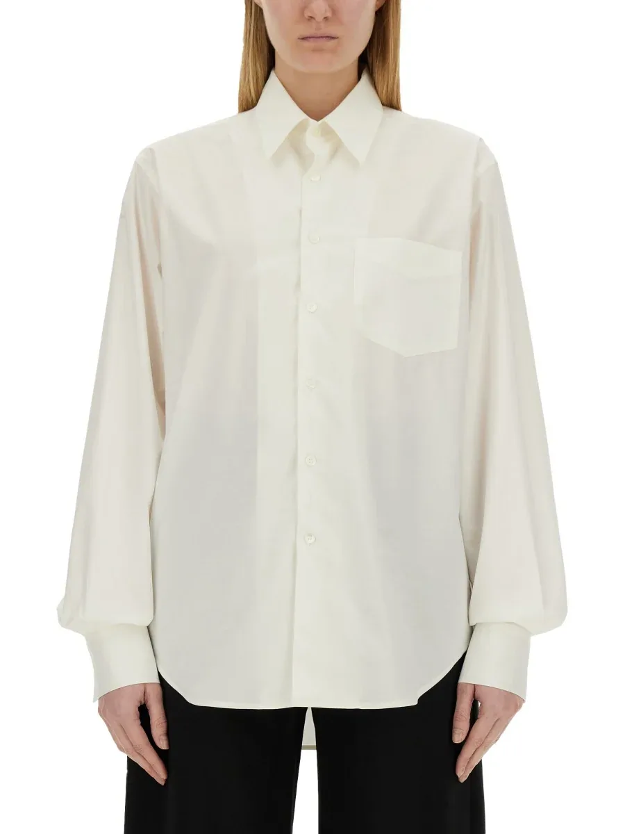 Oversize Fit Cotton Shirt by MM6 Maison Margiela