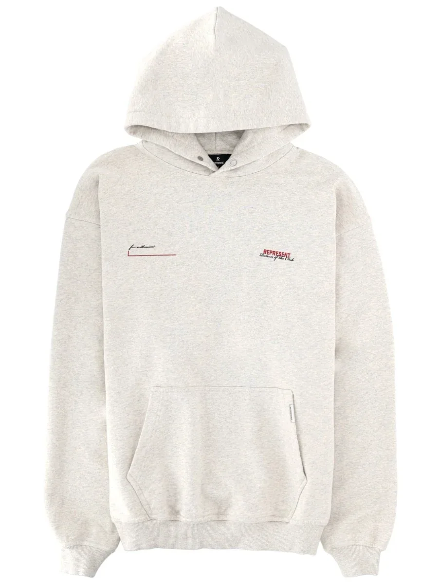 Logo-Embroidered Cotton Sweatshirt by Represent
