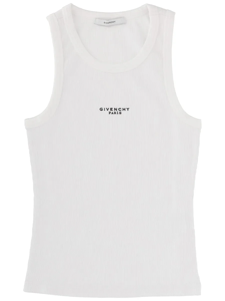 Logo Slim Fit Tank Top by Givenchy