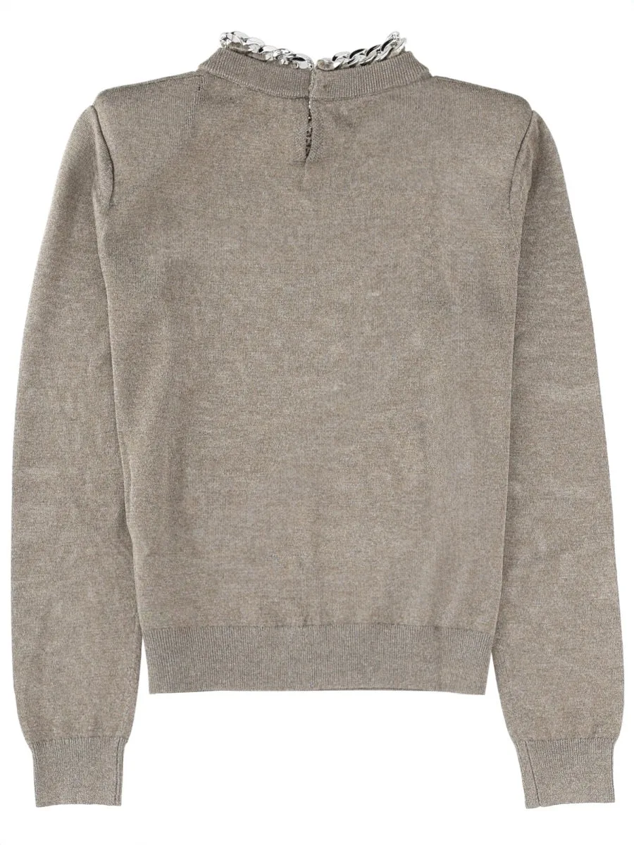 Link Chain Viscose Sweater by Circus Hotel