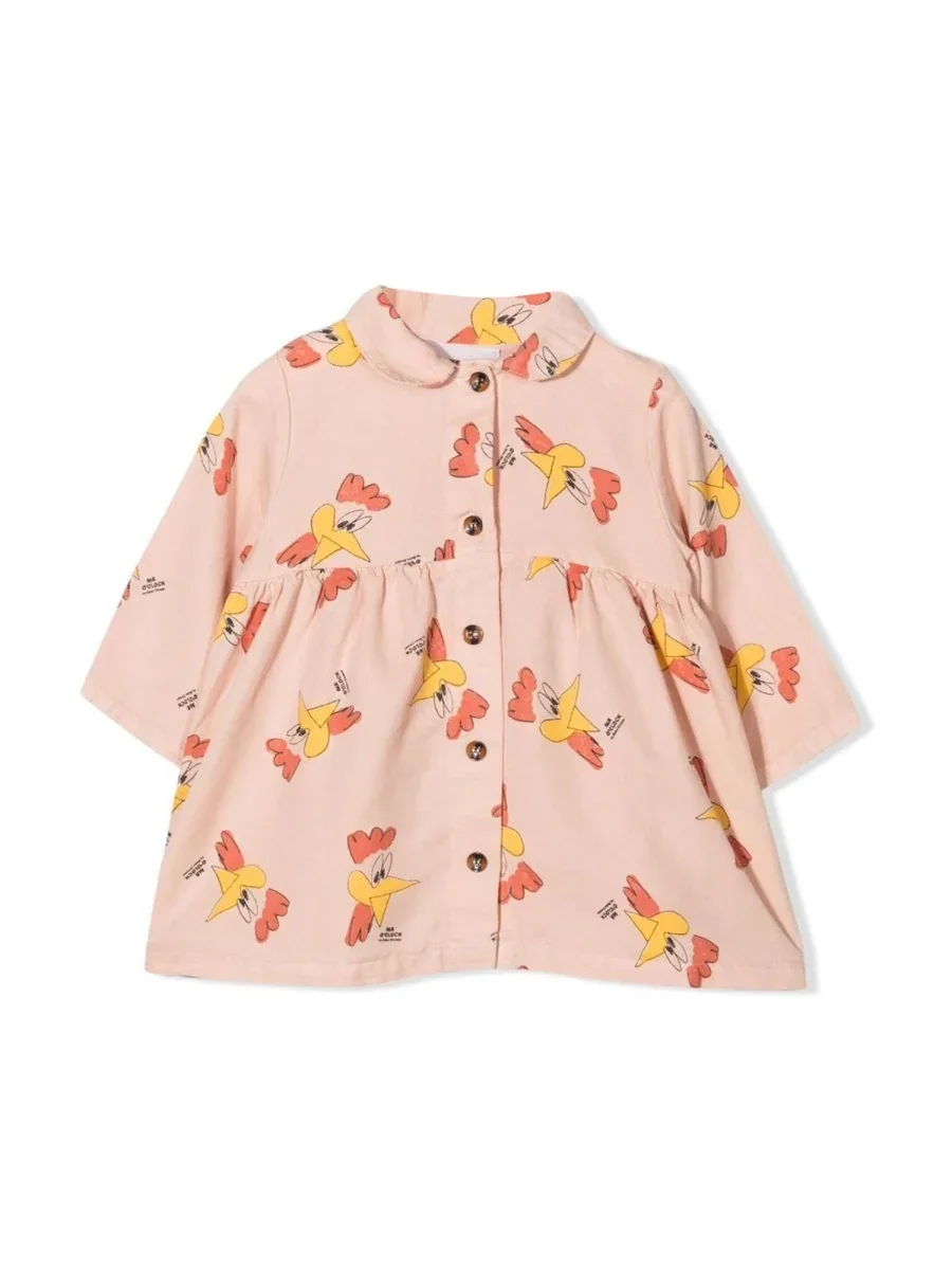 Mr O'Clock Allover Dress by Bobo Choses