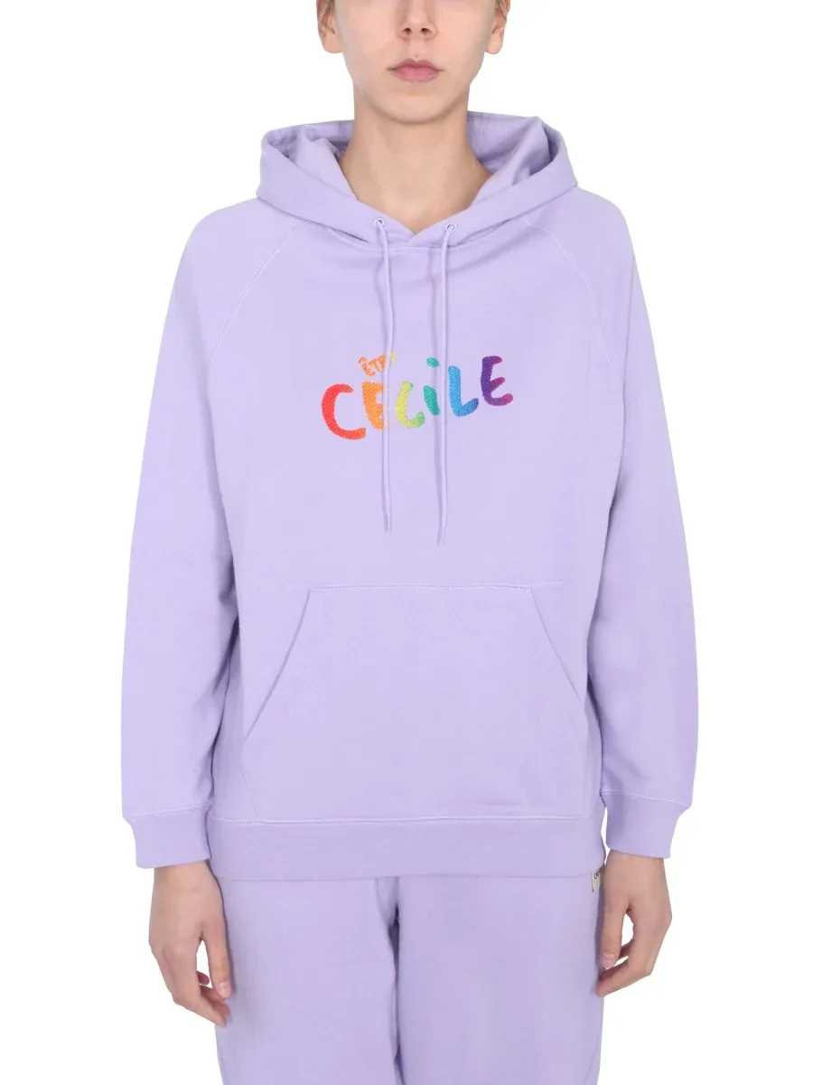 Cotton Drawstring Hoodie by êTre CéCile