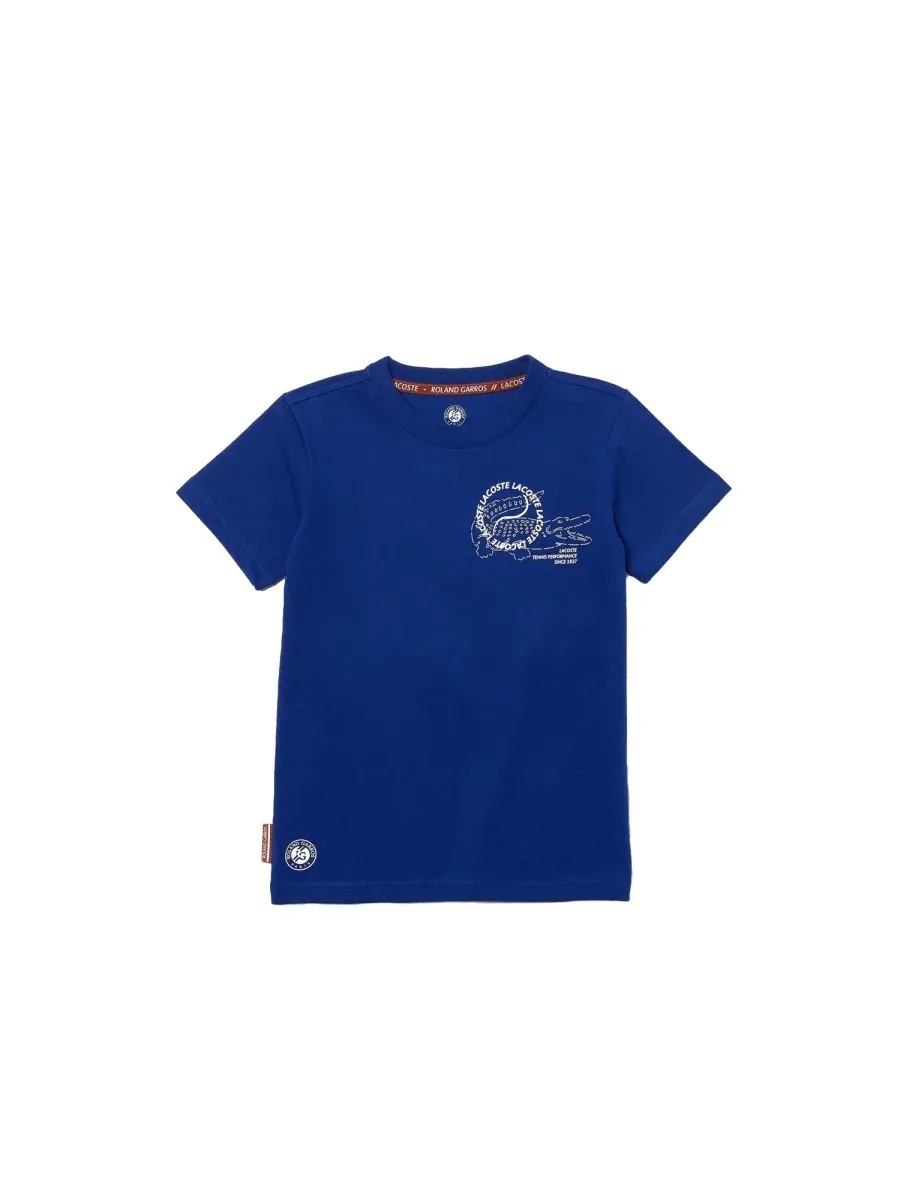 Logo-Embroidered Cotton Blend T-Shirt by Lacoste