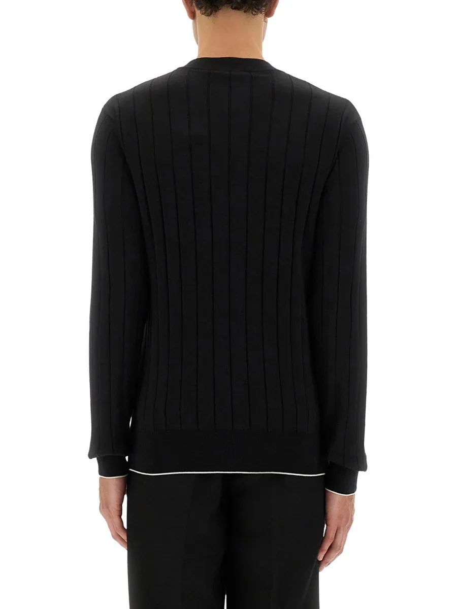 Silk and Cotton Knit Sweater by Balmain