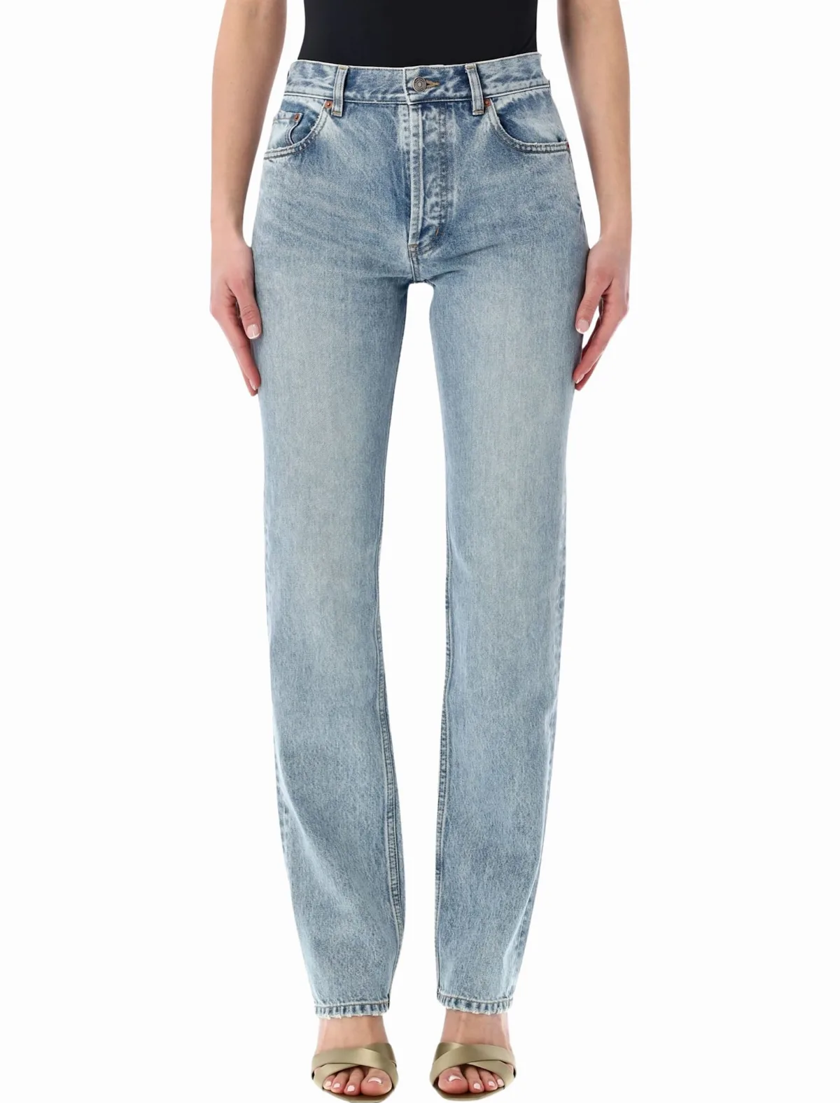 Straight High-rise Jeans