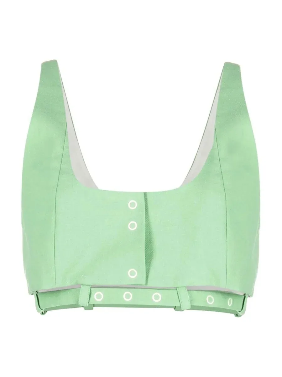 Organic Cotton Crop Top by Ganni