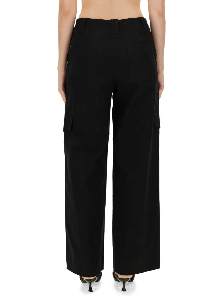 Herringbone Trousers by Ganni