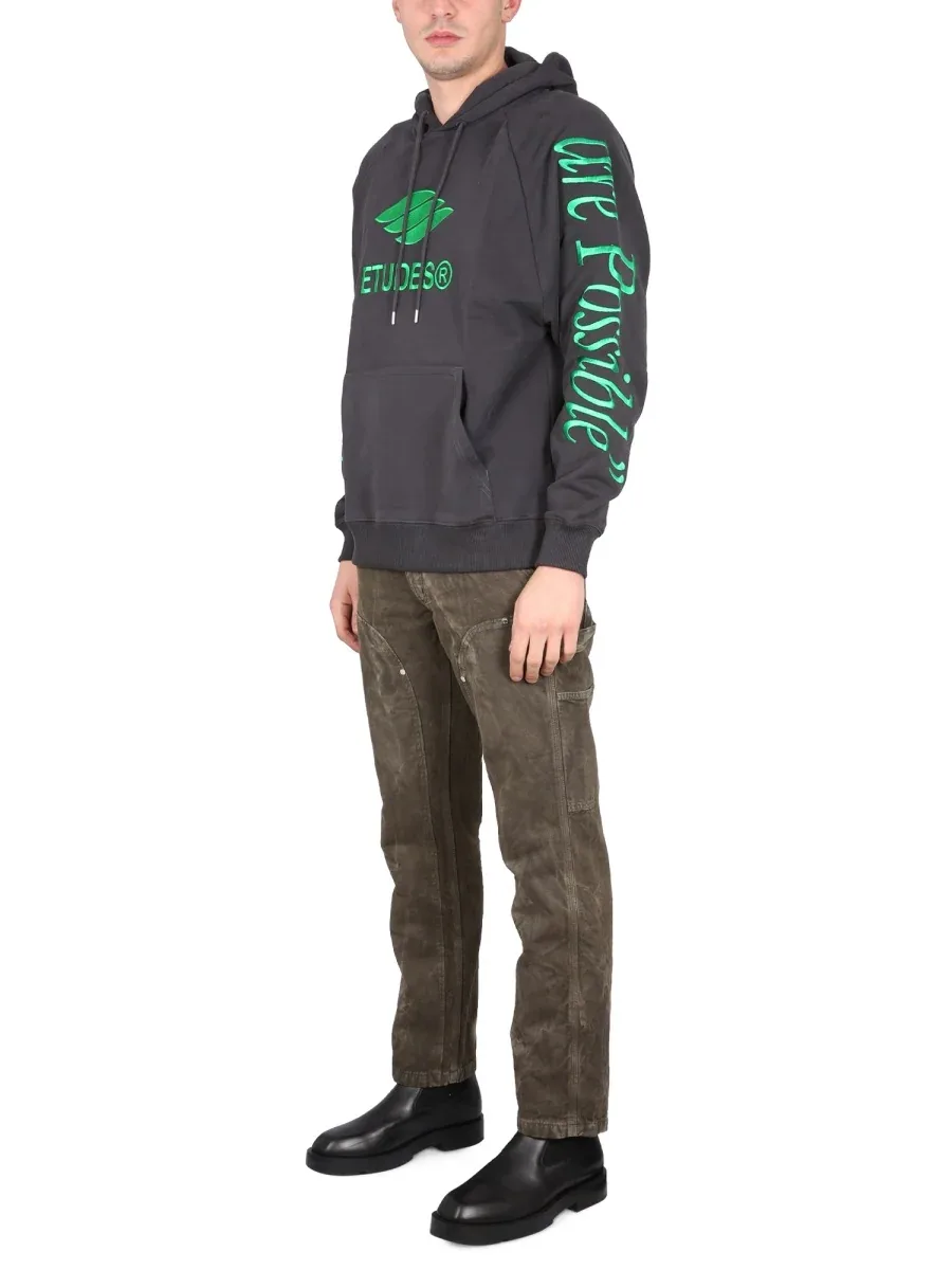 Logo-Embroidered Organic Cotton Sweatshirt by éTudes Studio