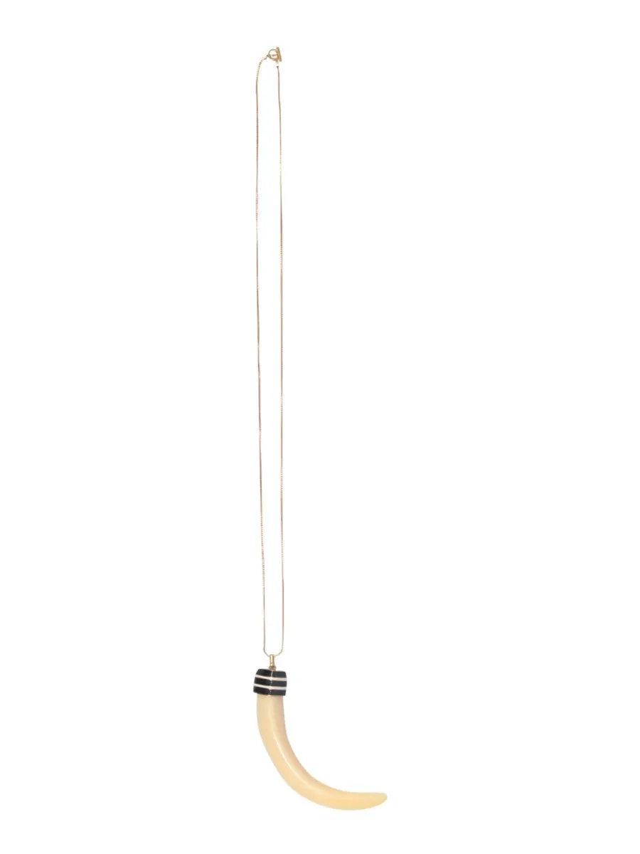 Horn Resin Pendant Necklace by TORY BURCH