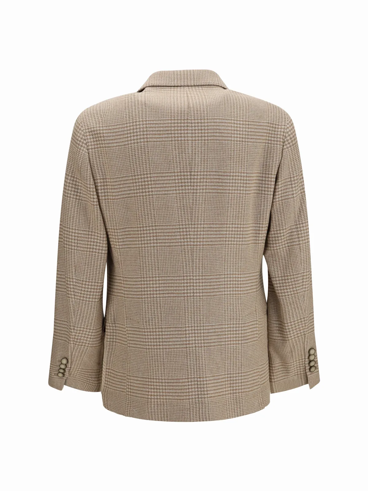 Checked Cotton Blazer by BRUNELLO CUCINELLI
