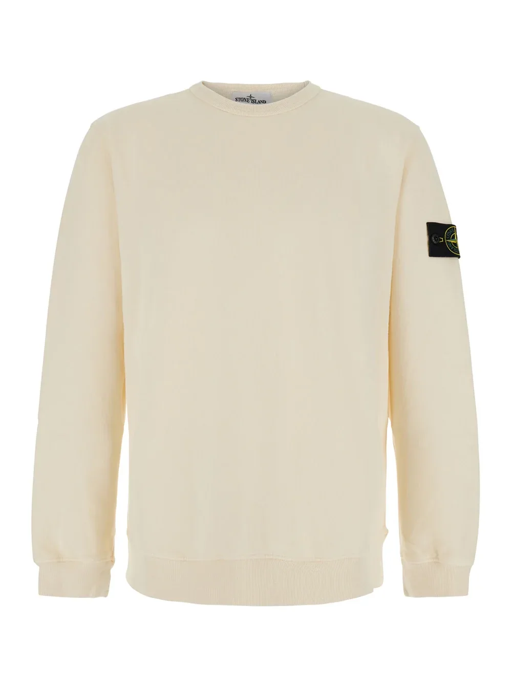 Zip-Up Hooded Organic Cotton Sweatshirt by Stone Island