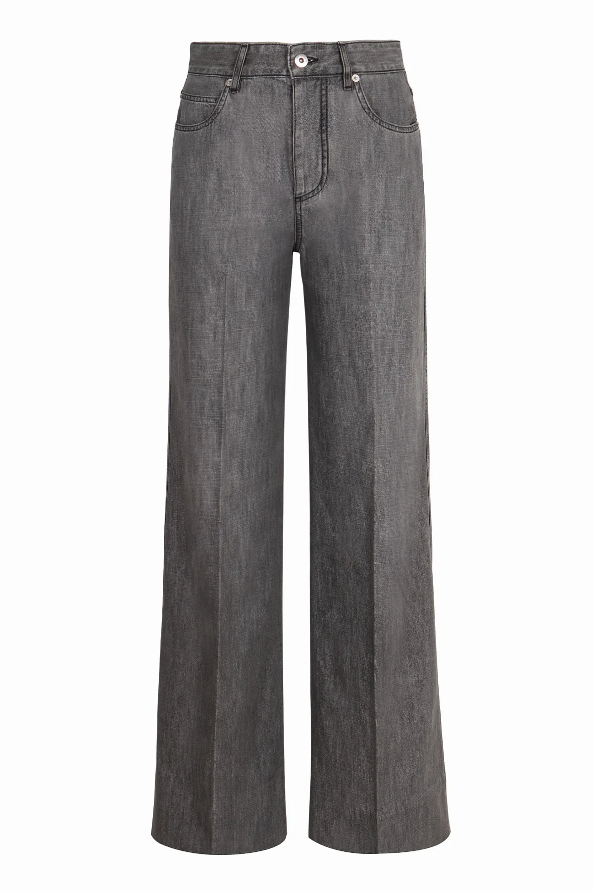 Wide-Leg Cotton Jeans by Bottega Veneta