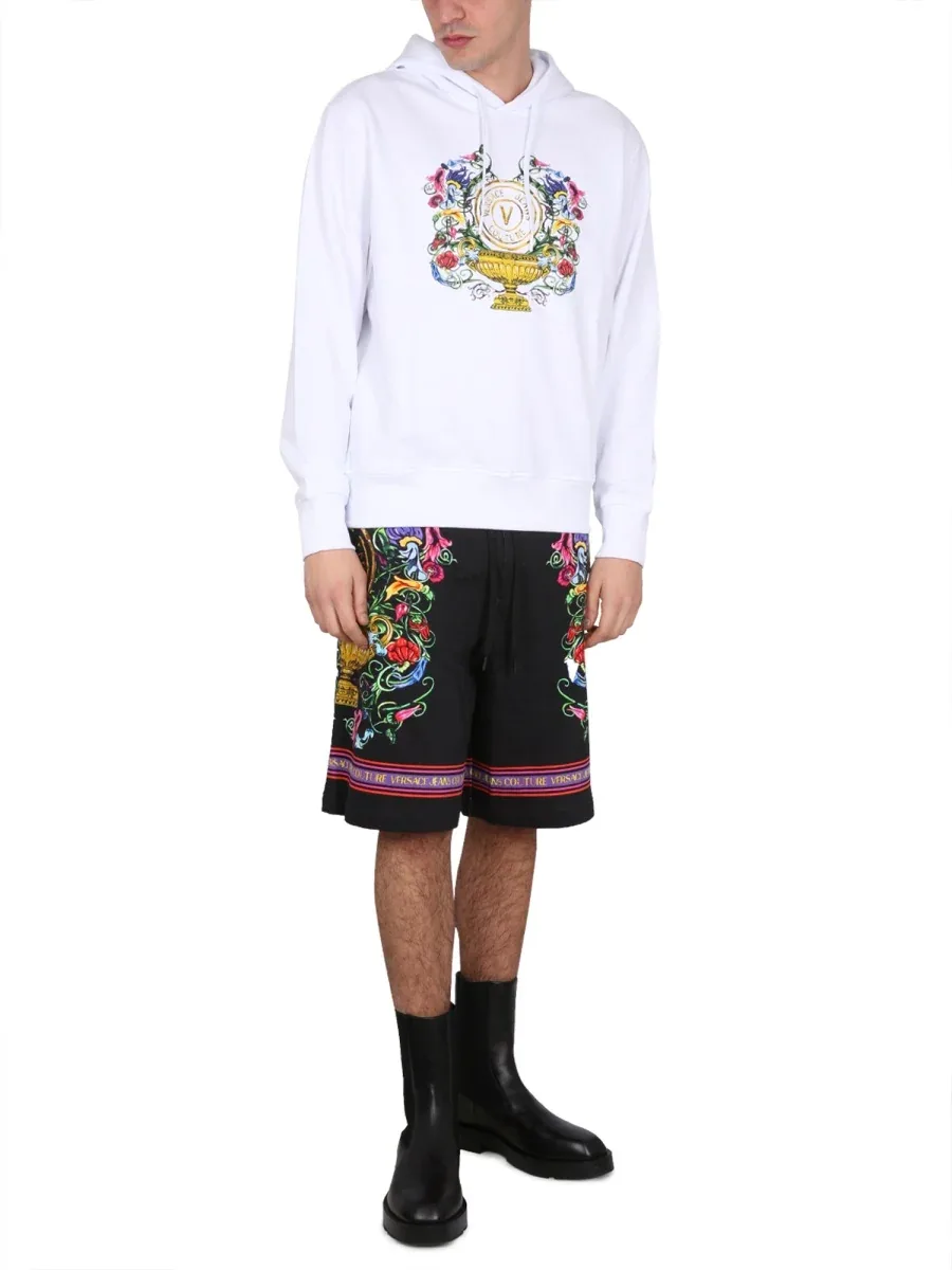 Logo Print Sweatshirt by Versace Jeans Couture