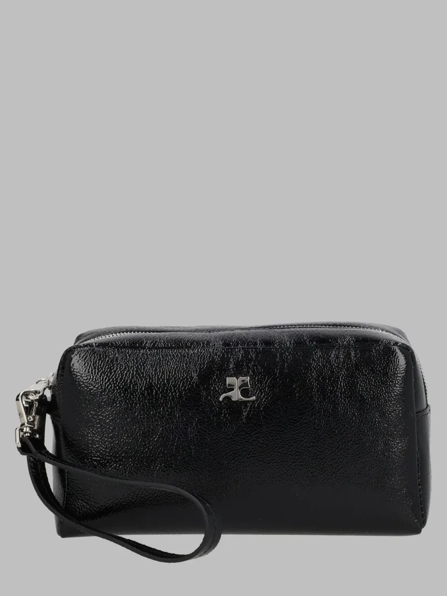 Varnished Leather Clutch by CourrèGes