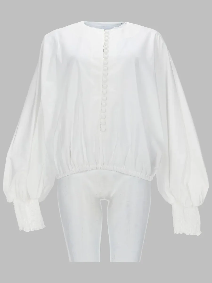 Batwing Sleeve Shirt by Balmain