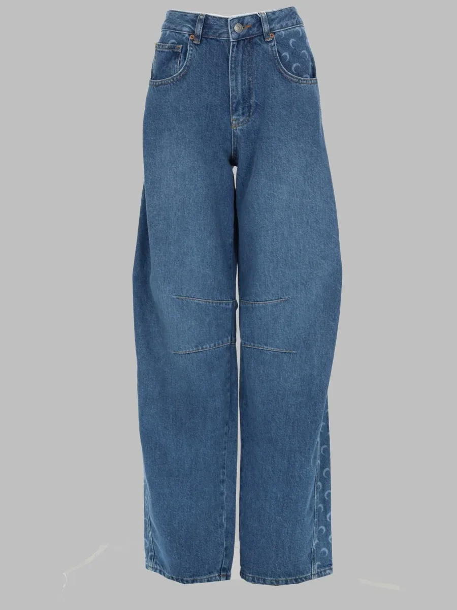 Organic Cotton Denim Jeans by Marine Serre