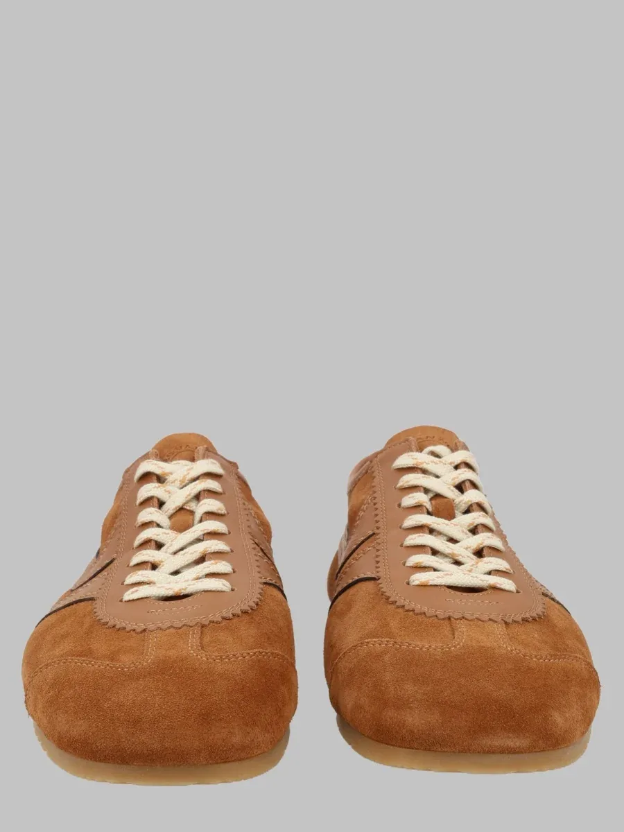 Suede Leather Sneakers by Dries Van Noten